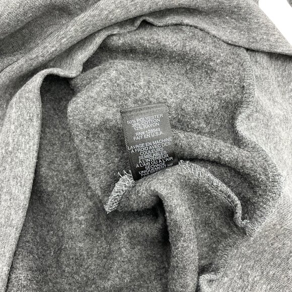 Aviator Nation Rugby Stitch Crew Sweatshirt Heather Gray Unisex Small Crew Neck - Picture 9 of 12